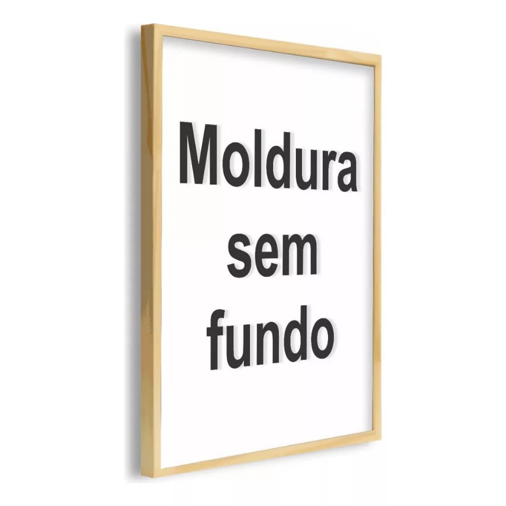 Moldura Para Quadro Decorativo Sala Porta Retrato Pintura Posters - Escolha seu tamanho