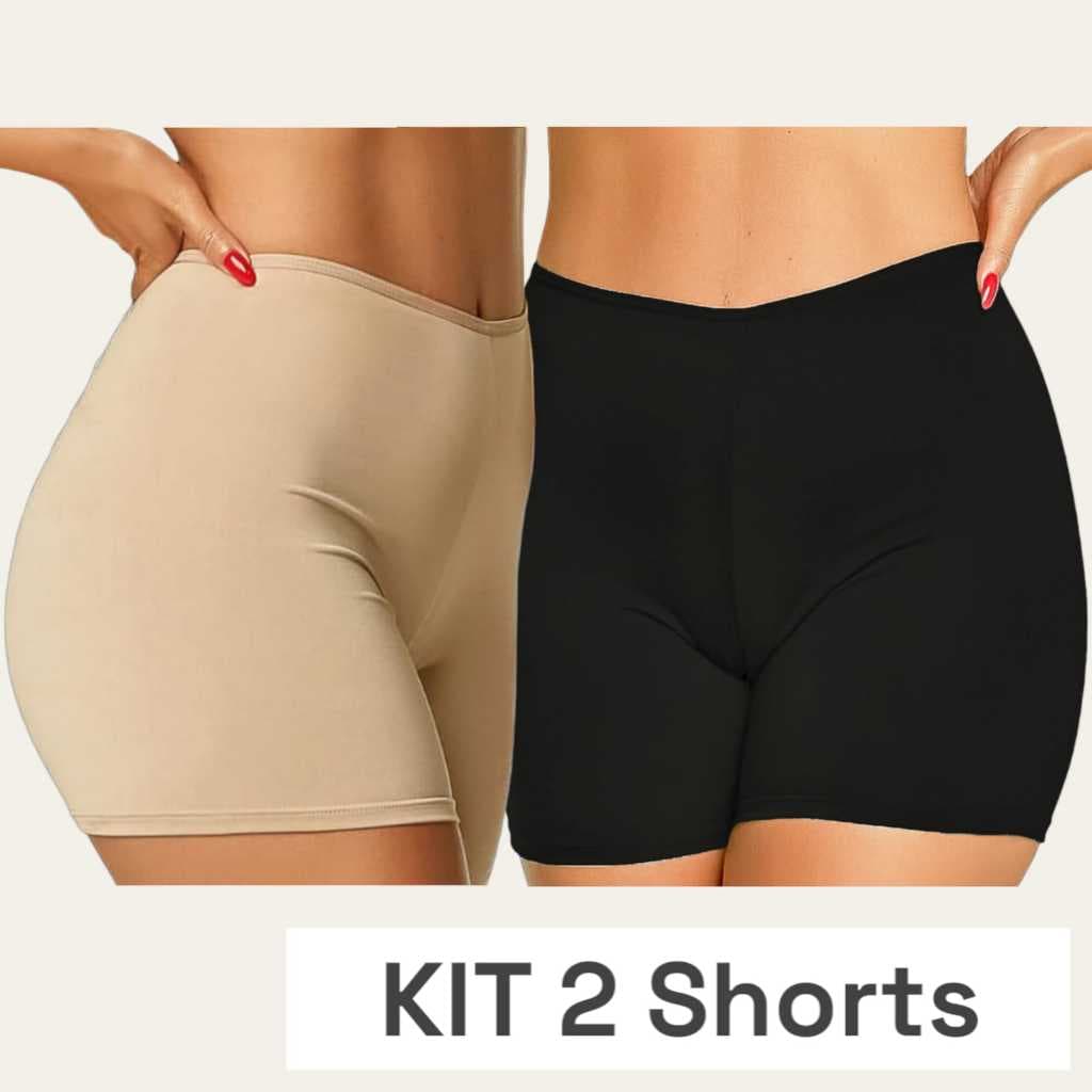 Kit 2 Shorts Segunda Pele Anágua