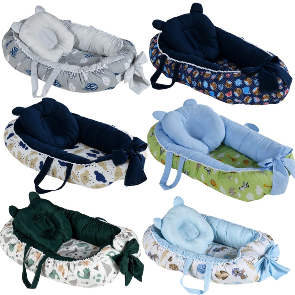 Ninho redutor de berço bebê estampado menino