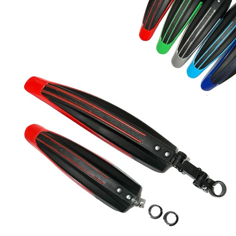 Par de Paralamas Bike NIPARTE Coloridos de Plástico Para Bicicletas