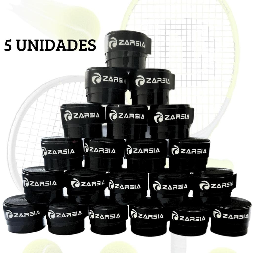 5 Overgrip Fita Super Grap Seca Raquete Beach Tênis Badminton