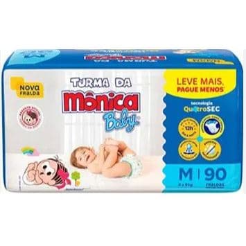 Fralda Turma da Monica Bag Pacotão Hiper