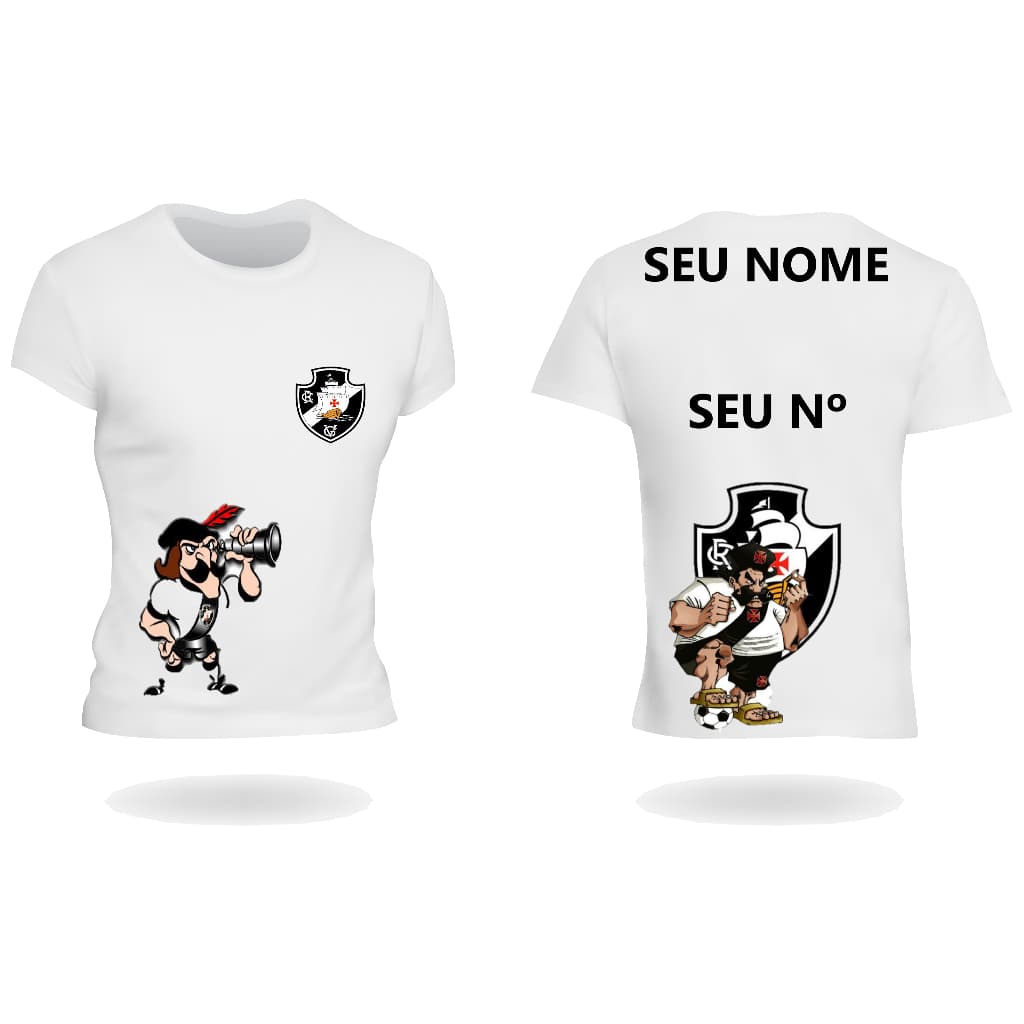 CAMISA DO VASCO DA GAMA SEU NOME SEU NUMERO PERSONALIZADA
