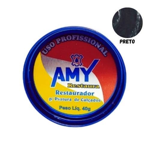 Graxa Amy 40g profissional para bolsa sapato calçado coturno cinto pasta mala