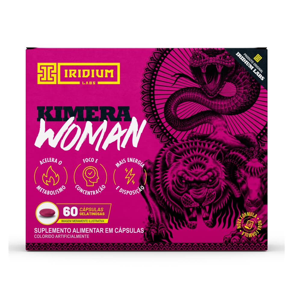 Kimera Woman 60 comps - Termogênico Feminino - Iridium Labs