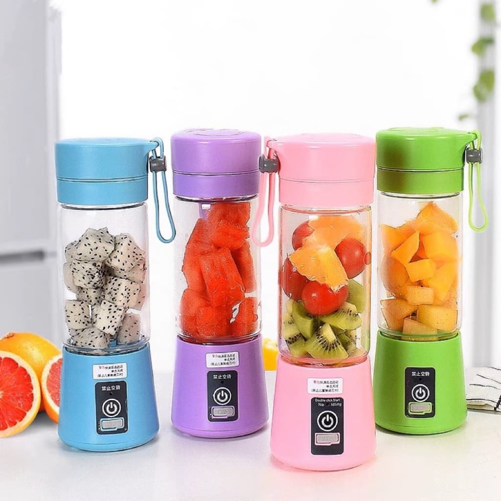 Mini Liquidificador Portátil Usb Juice Cap Take Shake 6 Lâminas Recarregavel