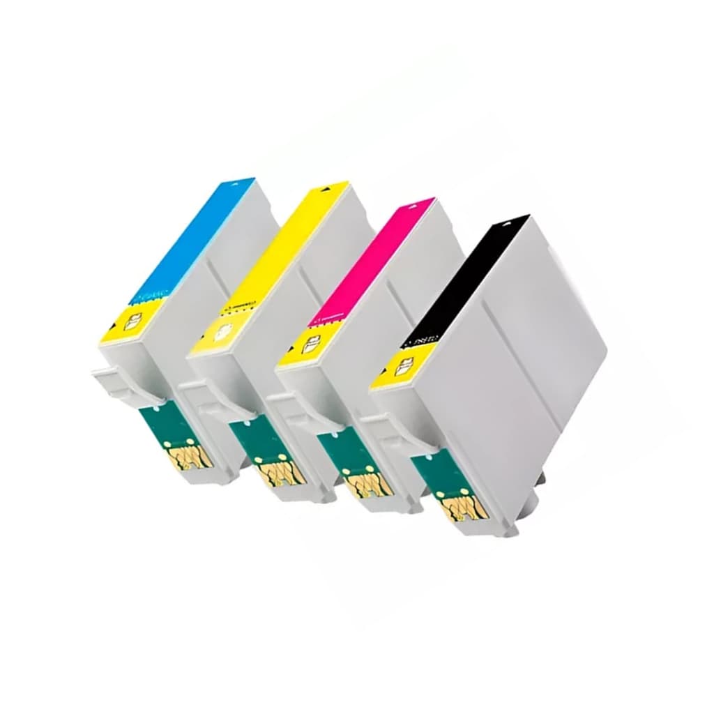 Kit 4 Cartucho Compatível Para Tx135 Tx125 T25 Tx133 Tx123 Coloridos