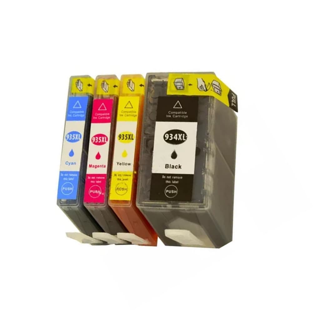 Kit 4 Cartucho Compatível Com 934xl 935xl 6230 6830 934 935 Colorido