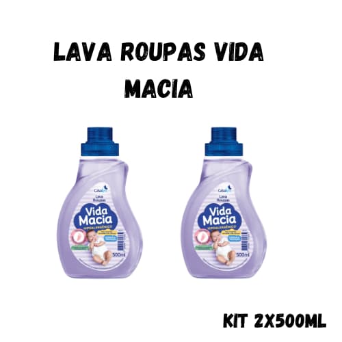 Sabão Líquido Bebê Vida Macia (Kits Promocionais)