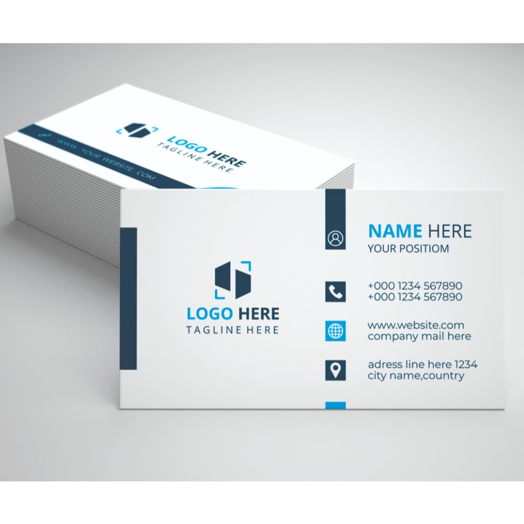 cartão de visitas pers. 200 und premium brilho frente e verso 250g