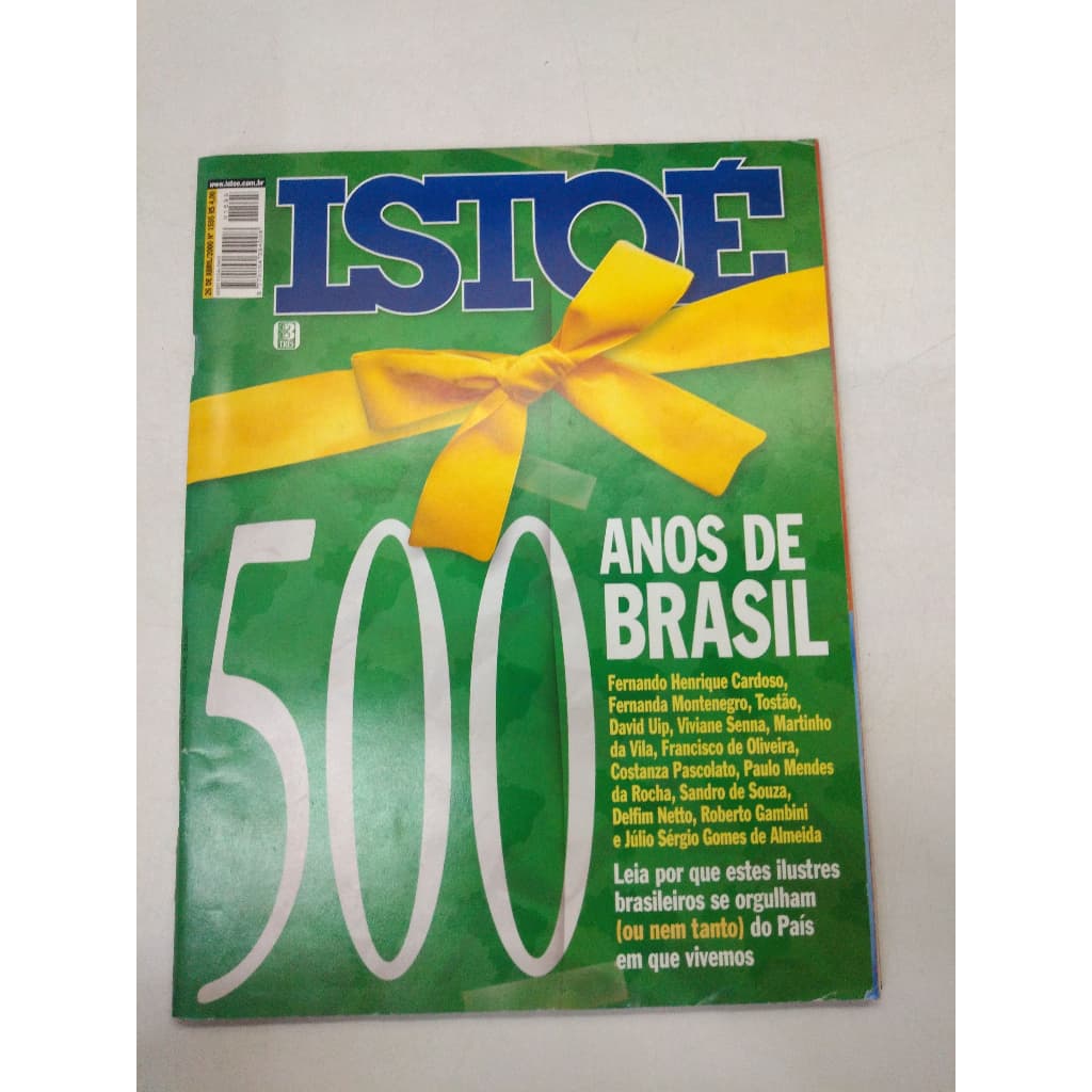 Revista Isto É 1595 500 Anos de Brasil Martinho Vila FHC 9551