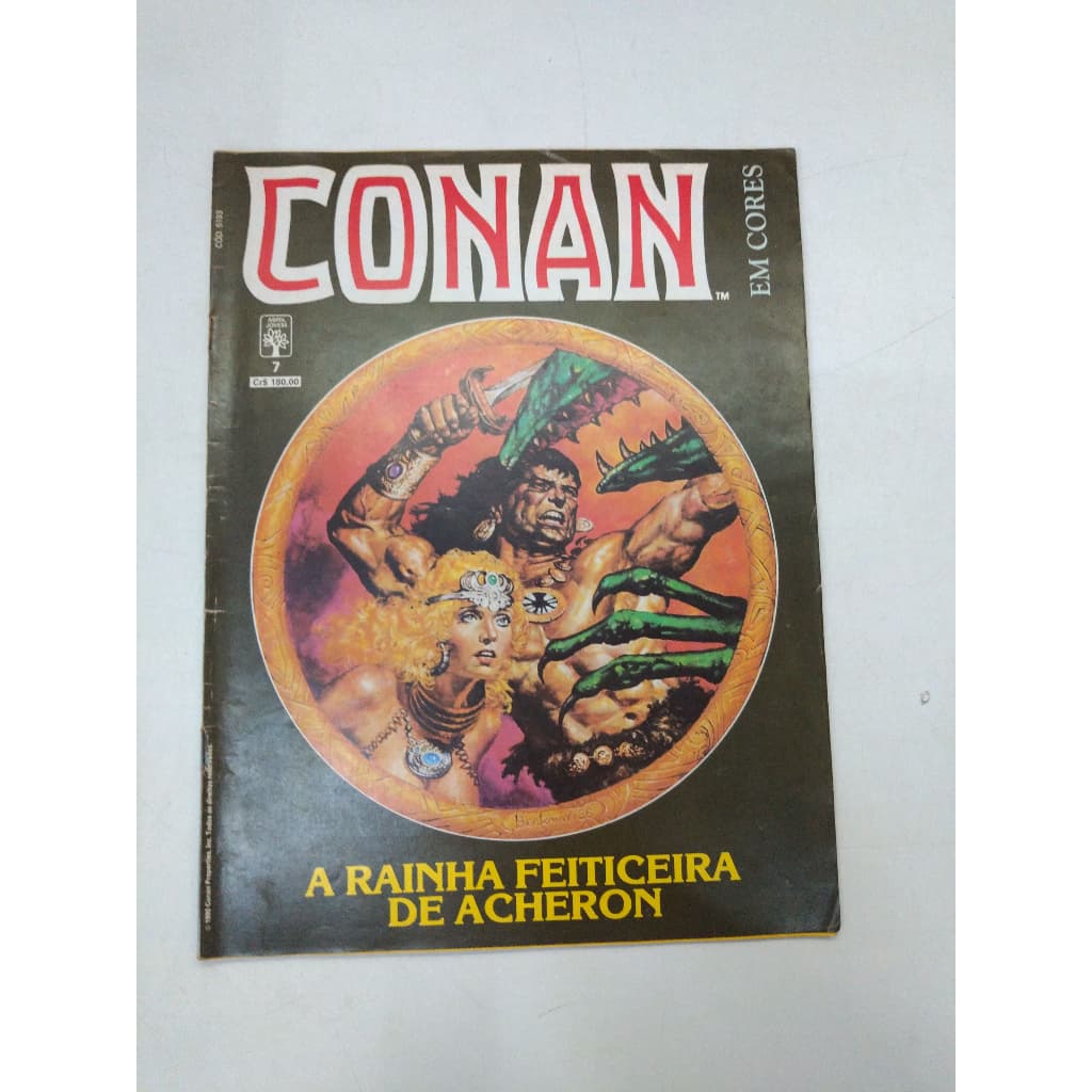 Revista Conan Edição 7 Rainha Feiticeira Acheron 9558