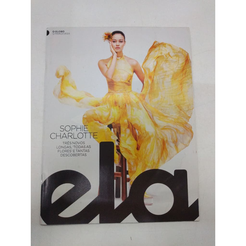 Revista Ela Ano 2023 Sophie Charlotte Moda Vestido 9560