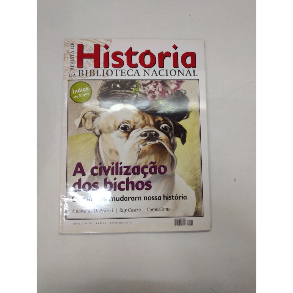 Revista Biblioteca Nacional 60 Civilização Bichos Raças 9565