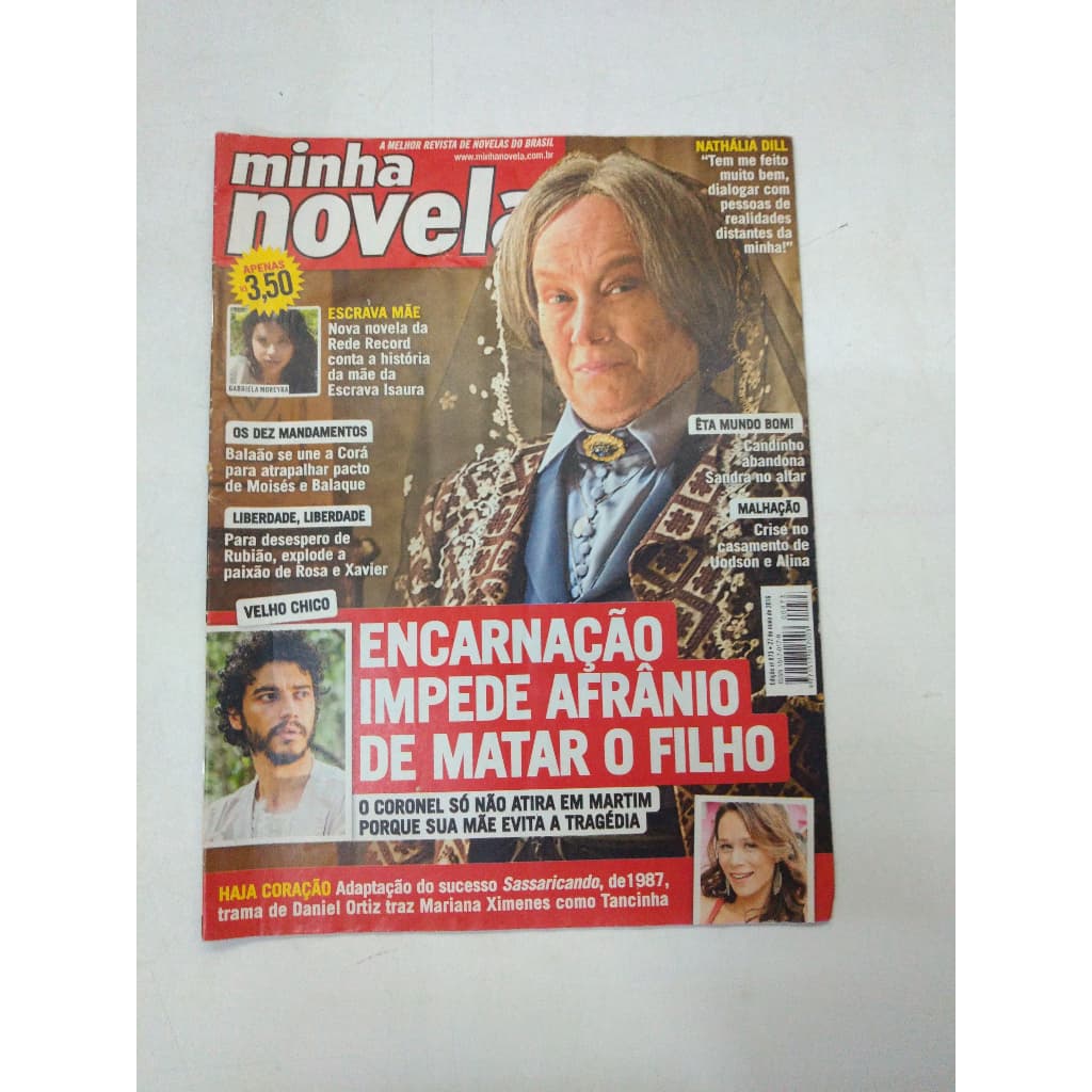 Revista Minha Novela 873 Mariana Ximenes Nathalia Dill 9574