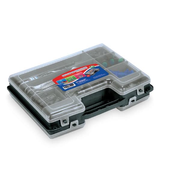 Estojo Organizador Para Buchas Parafuso Pesca Box Double Case 26 Compartimentos 8001 TOY