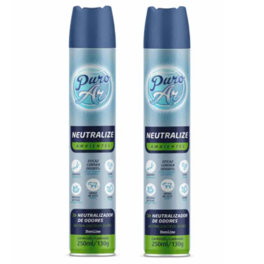 Neutralizador de Odores sem Cheiro 250ml Bloqueia Cheiro de Cigarro Frituras Suor Mofo e Urina Pet