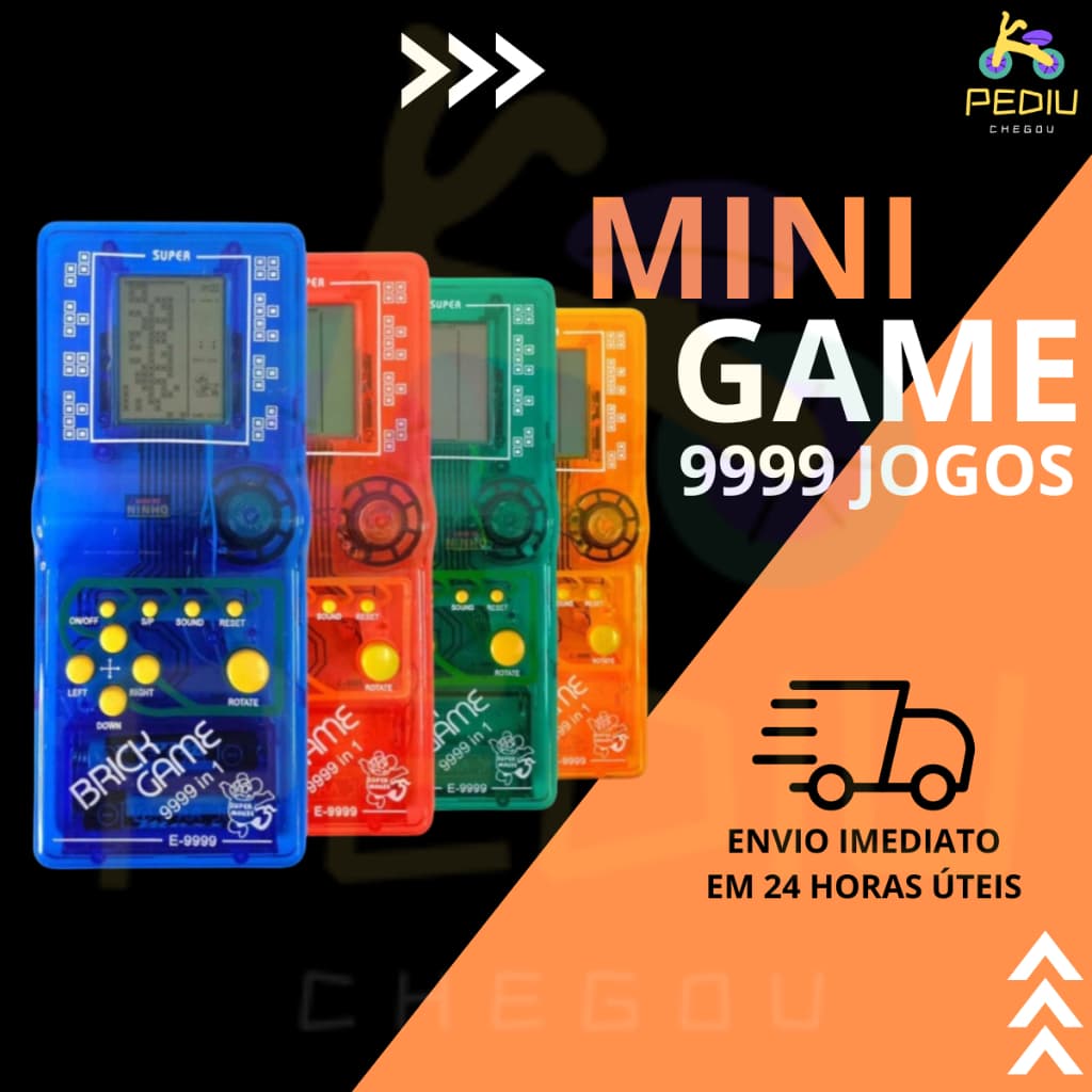 Vídeo Game Portátil 9999 Jogos em 1 - Mini Game Retrô