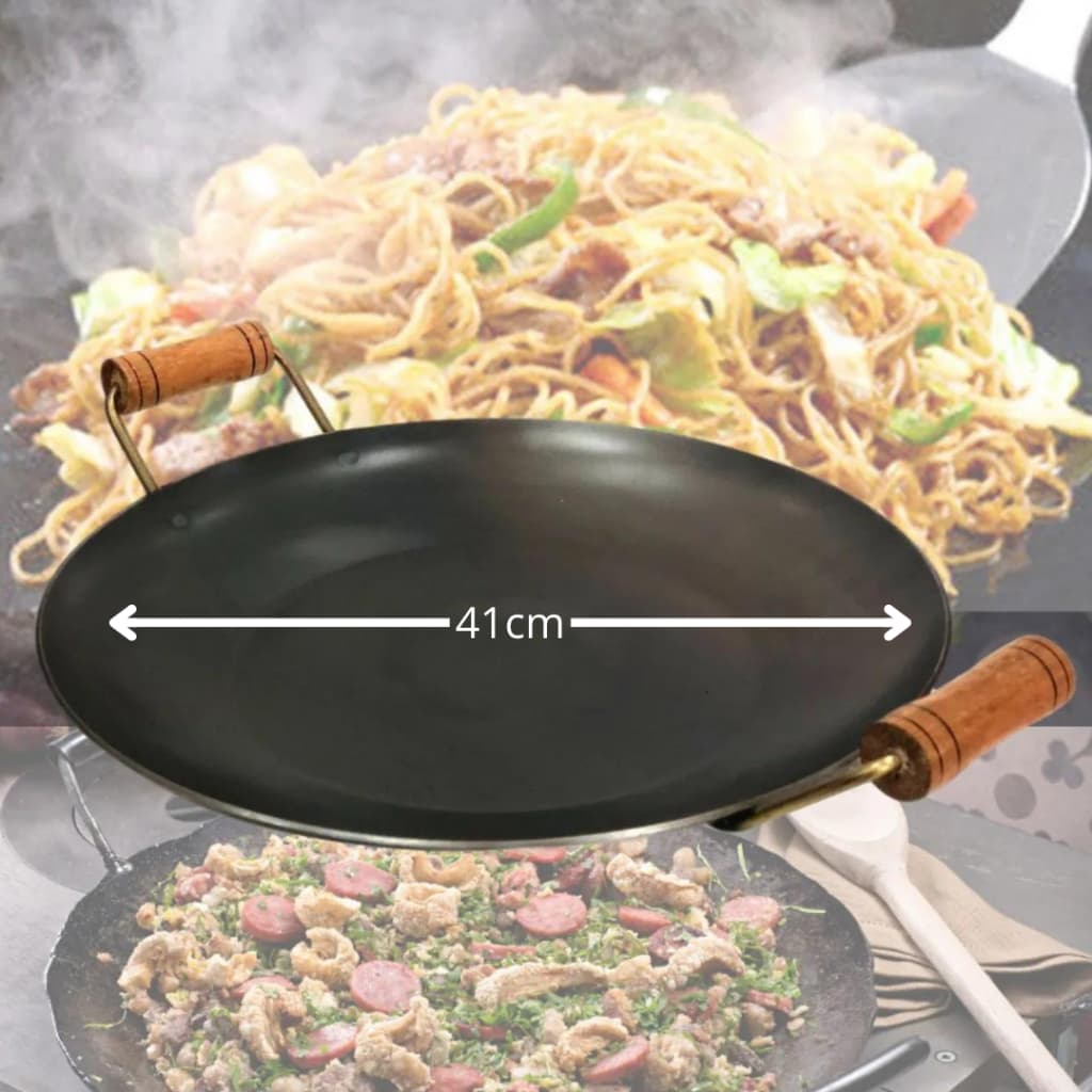 Disco De Arado Grande Tacho Porções Em Geral Alça De Madeira