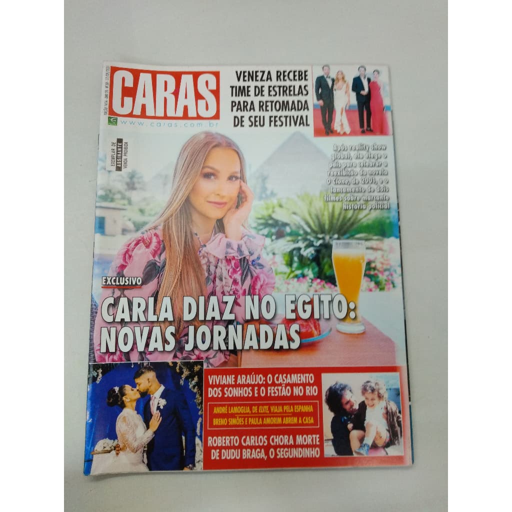 Revista Caras 1454 Carla Diaz Viviane Roberto Carlos 9584