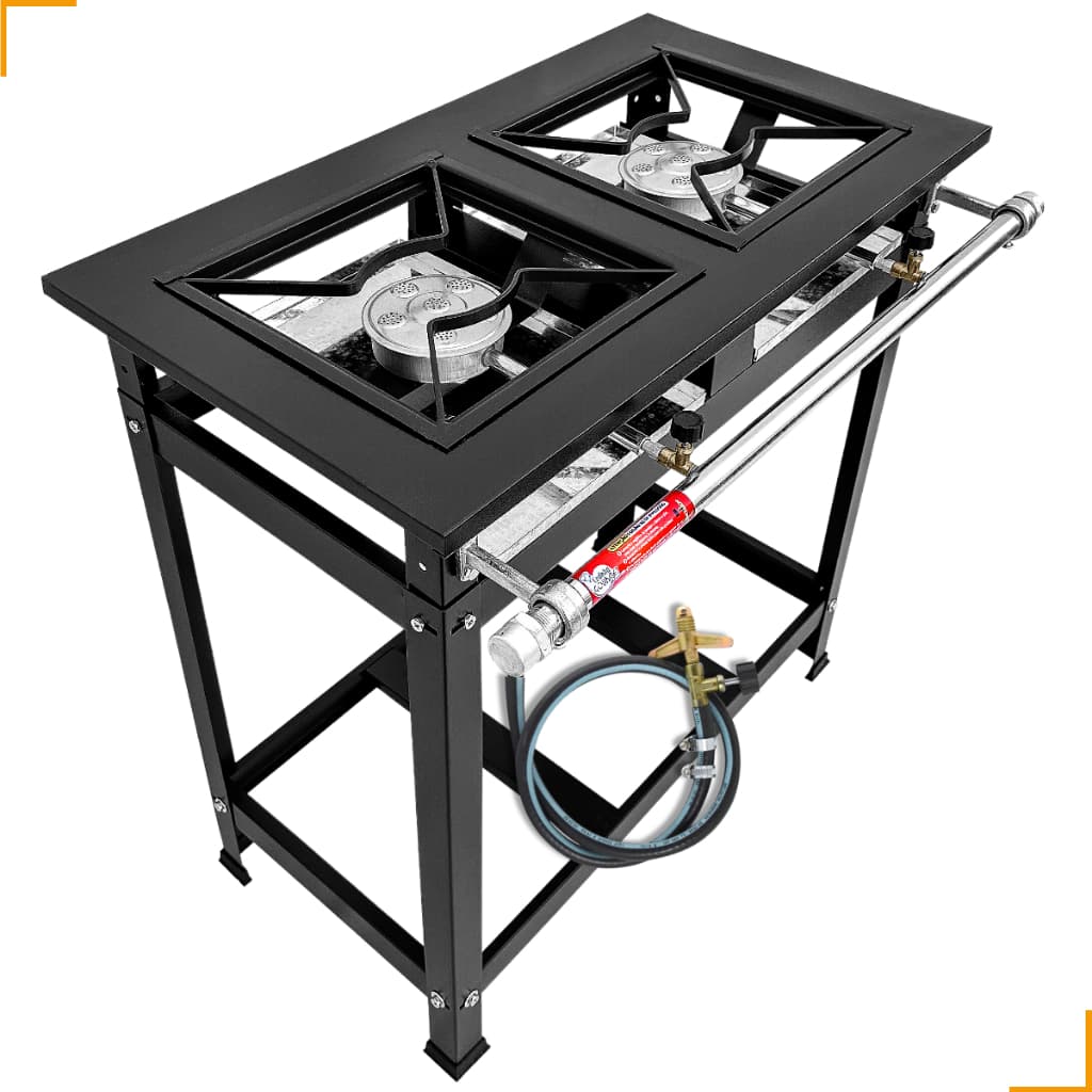 Fogão Standard Alta Pressão Industrial 2 Bocas Completo Com Kit de Alta Pressão