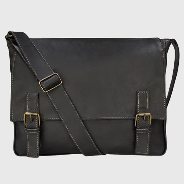 Bolsa Carteiro com Estilo Vintage Comporta Notebook