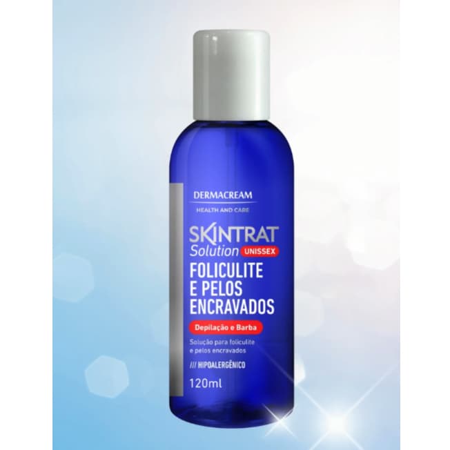 Skintrat Para Foliculite e Pelos Encravados Unissex Dermacream 120ml - Depilação e Pós Barba