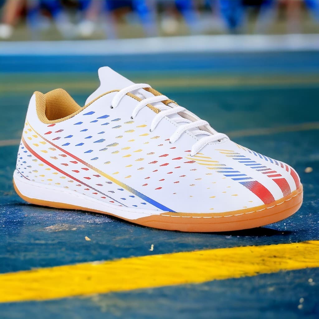 Chuteira De Futsal Salão Feminina Masculina Infantil Para Jogos Em Quadra Confortável Costurada Resistente Promoção