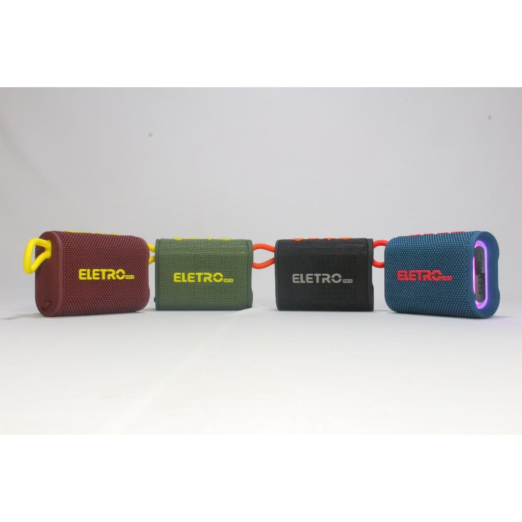 Caixa De Som Com LED Resistente à Água 10W Eletromex EL-1006