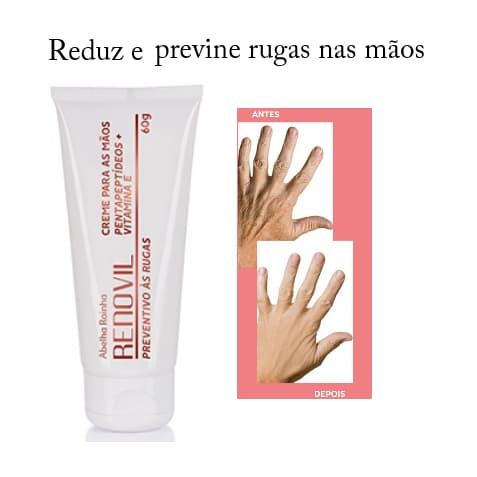 Renovil  - Creme Preventivo À Rugas Para As Mãos 60g