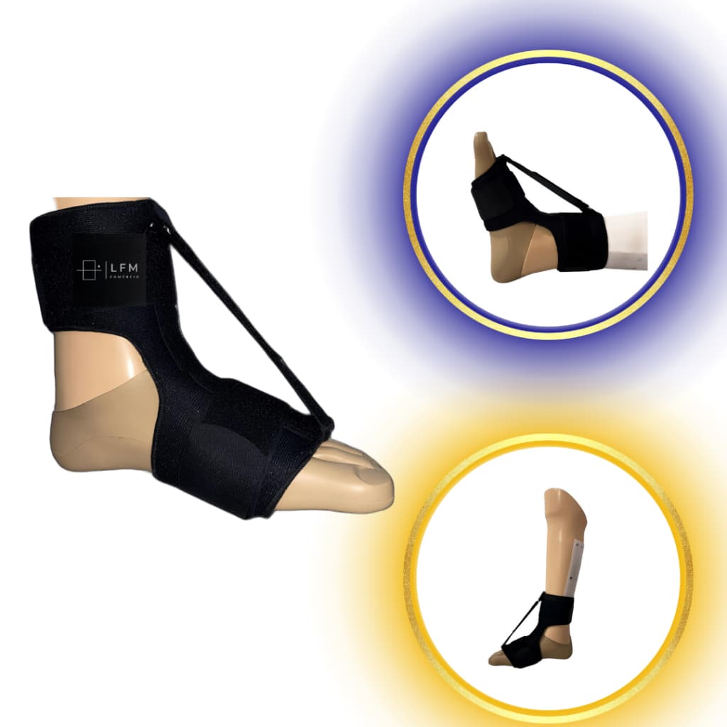 Órtese Noturna Fascite Plantar Tala Esporão Equino Pe Caído