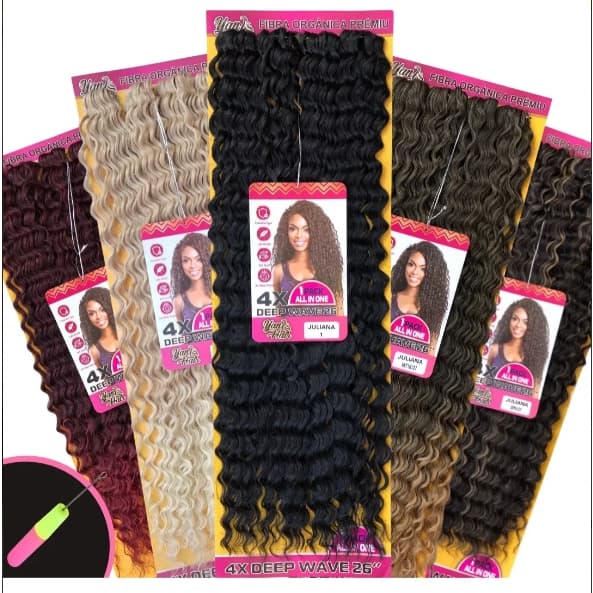 Cabelo Bio Fibra Crochet Braid Juliana/DAISY 80cm 300gr
