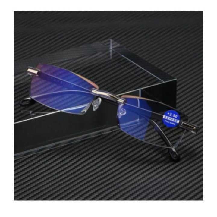 Óculos Leitura Inteligente Anti Raio Azul / Anti Reflexo / Gamer / Titanium (+1.00 até +4.00)