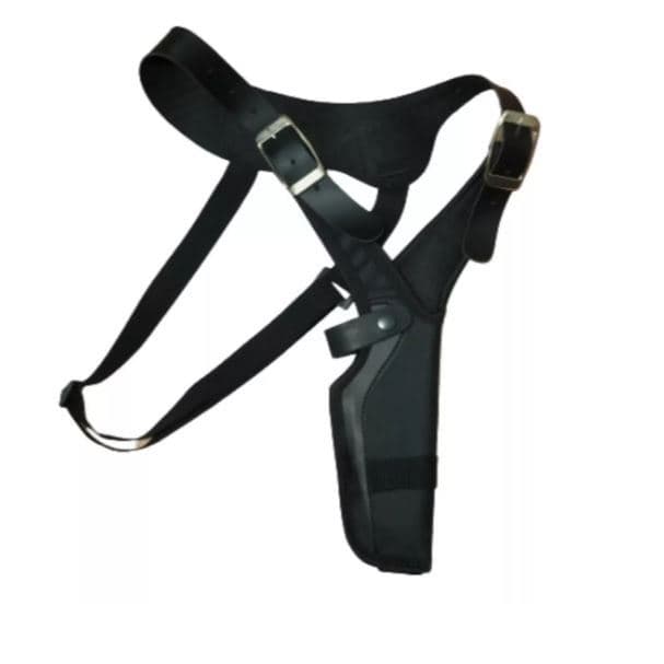 Coldre Axilar Em Pé Revólver 38 E Pistola Segurança Destro