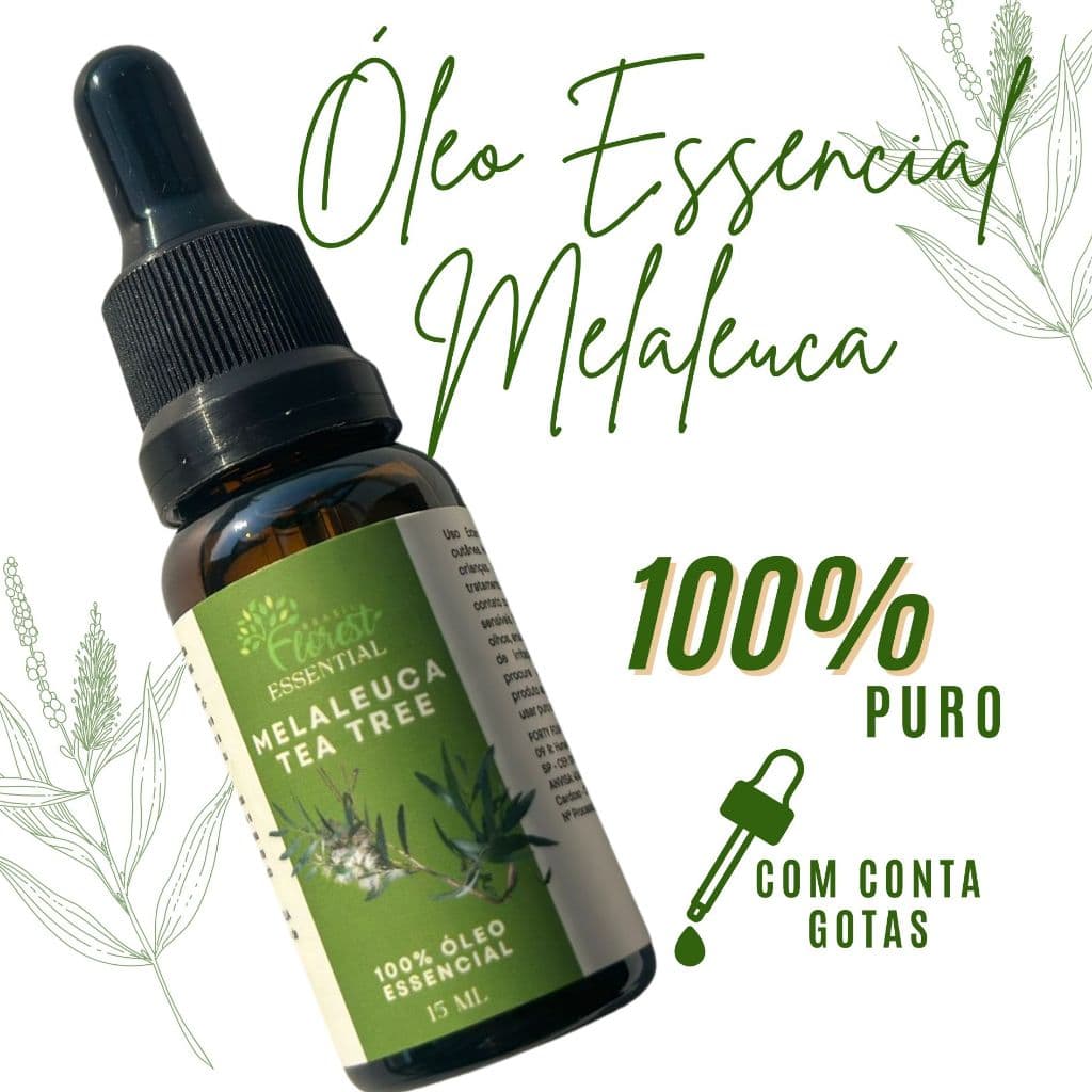 Óleo Essencial de Melaleuca Conta gotas