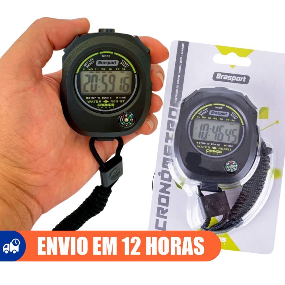 Cronômetro Digital Esportivo Multifuncional Com Bússola