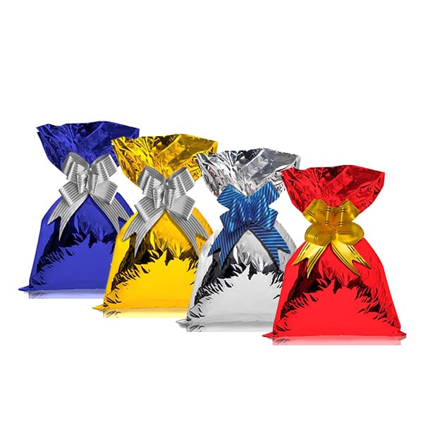 Saco Presente Metalizado 10x15 C/ 100 Unidades