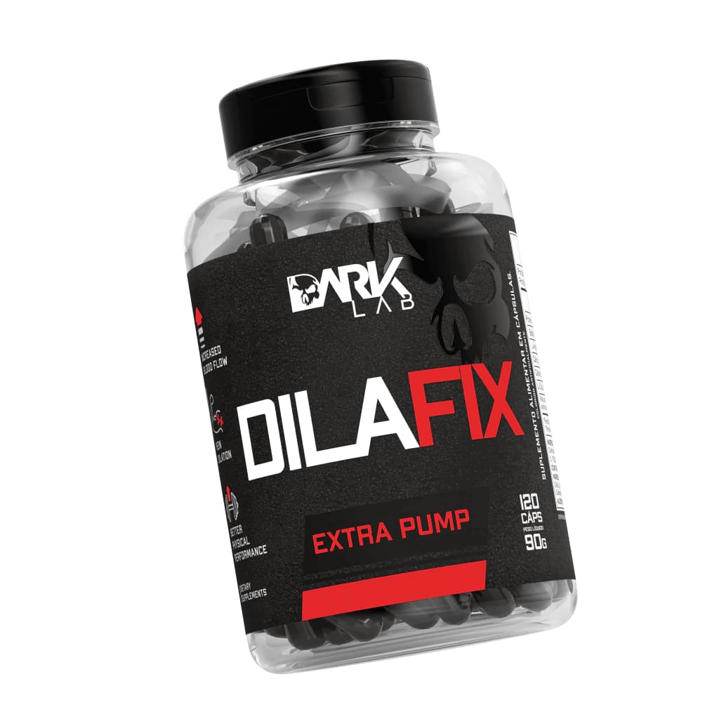 Pré Treino Dilafix Extra Pump Vasodilatador 120 Caps Dark Lab