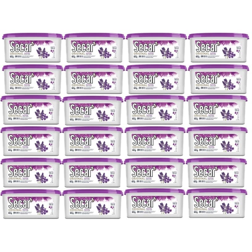 24 unid, Anti Mofo Desumidificador Secar Original 80g Cada Guarda Roupas Closet Armários Organização Casa