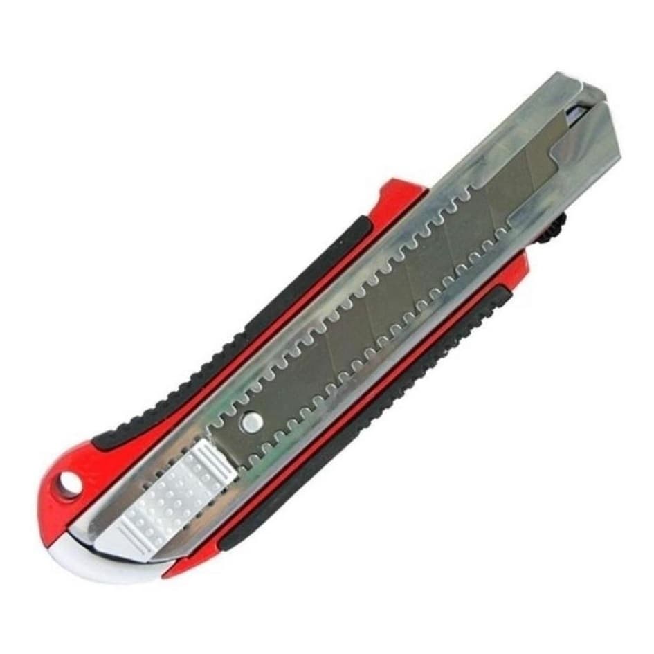 Estilete Largo Lamina De 25 Mm Reforçado Profissional MTX