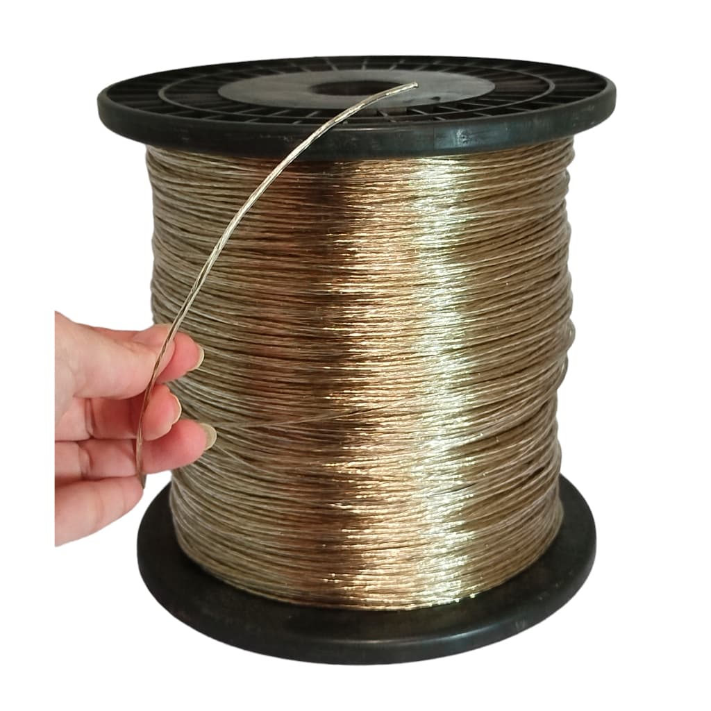 Bobina Cabo De Aço Revestido 100m Corda Varal sustentação de antenas lonas esteiras teares maritimo