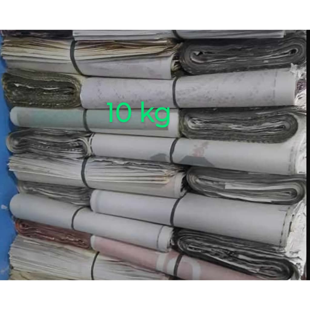 Papel jornal Pet 10 kg folhas  gigantes