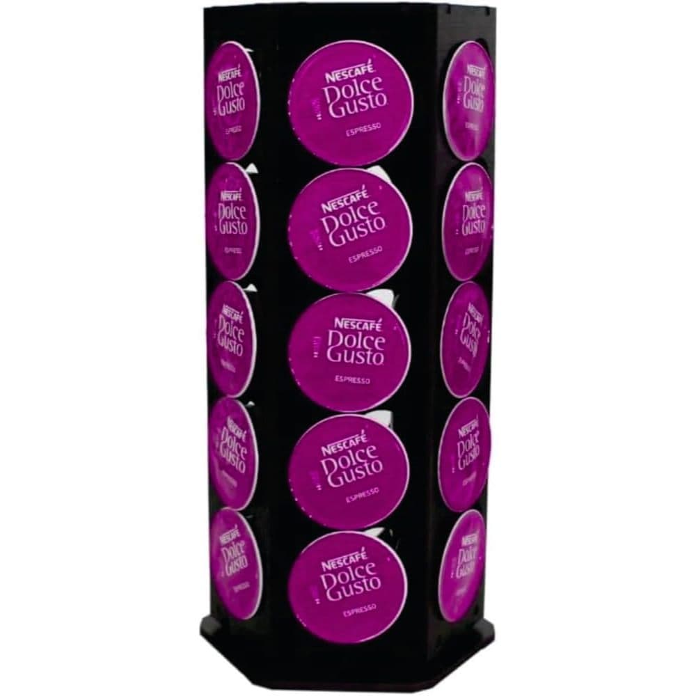 Porta Capsulas Dolce Gusto 30 Cápsulas Preto Cantinho do Café Cozinha