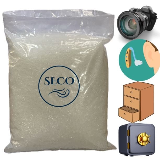 Silica Gel Branca Dessecante (1 a 3 mm) 500 gramas