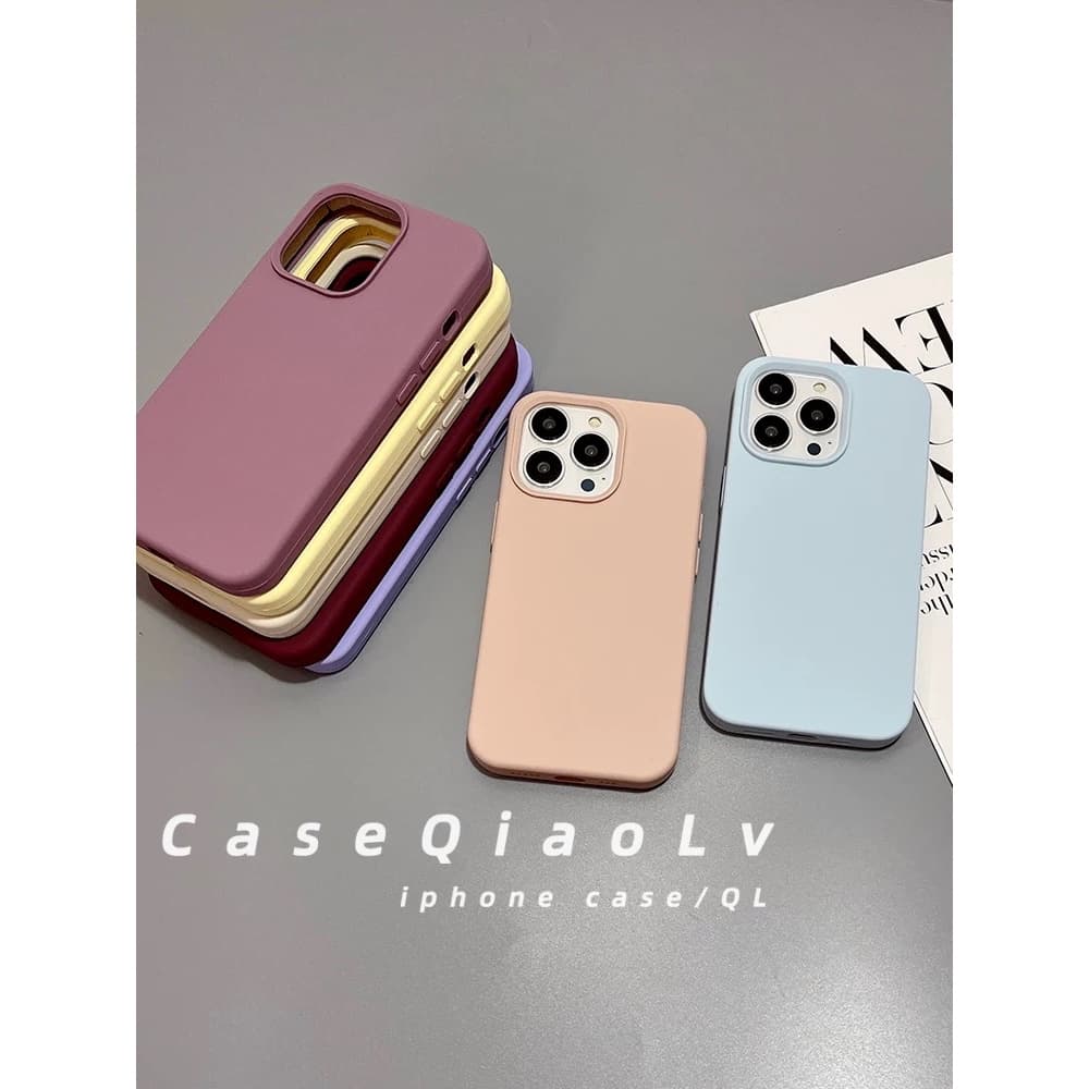 Capa Case Capinha Silicone Aveludado iPhone 11 /12/12pro 13 /14/16/17/15pro Max