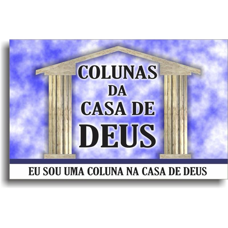 Envelope para campanha-040 coluna da casa de Deus c 100 unidades