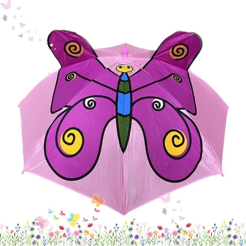 Guarda chuva infantil bichos com orelhinhas (automático com apito)