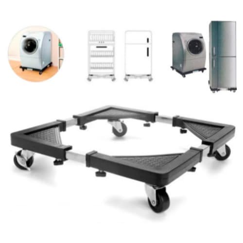 Suporte De Aluminio Para Geladeira Fogão E Máquina De Lavar Base Carrinho