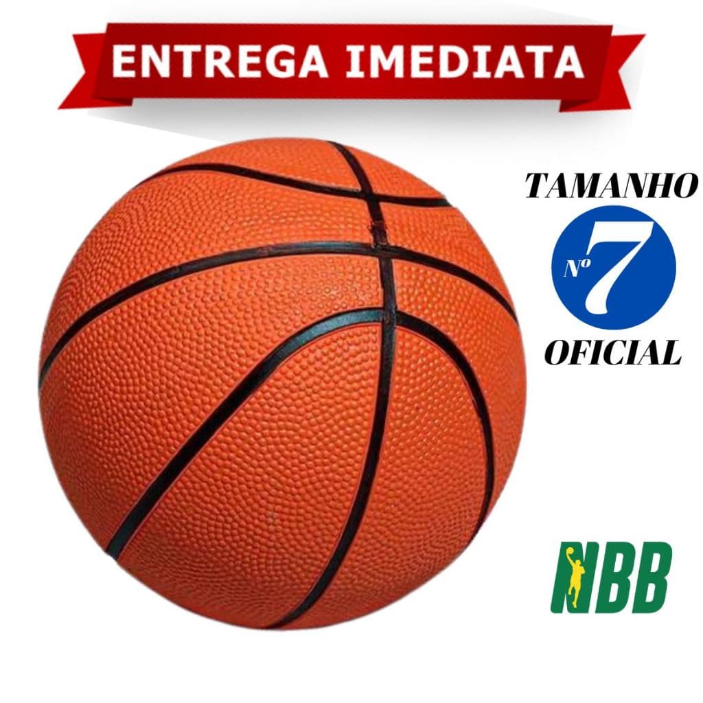 Bola de Basquete Tamanho Oficial Nº7 BASQUETBALL