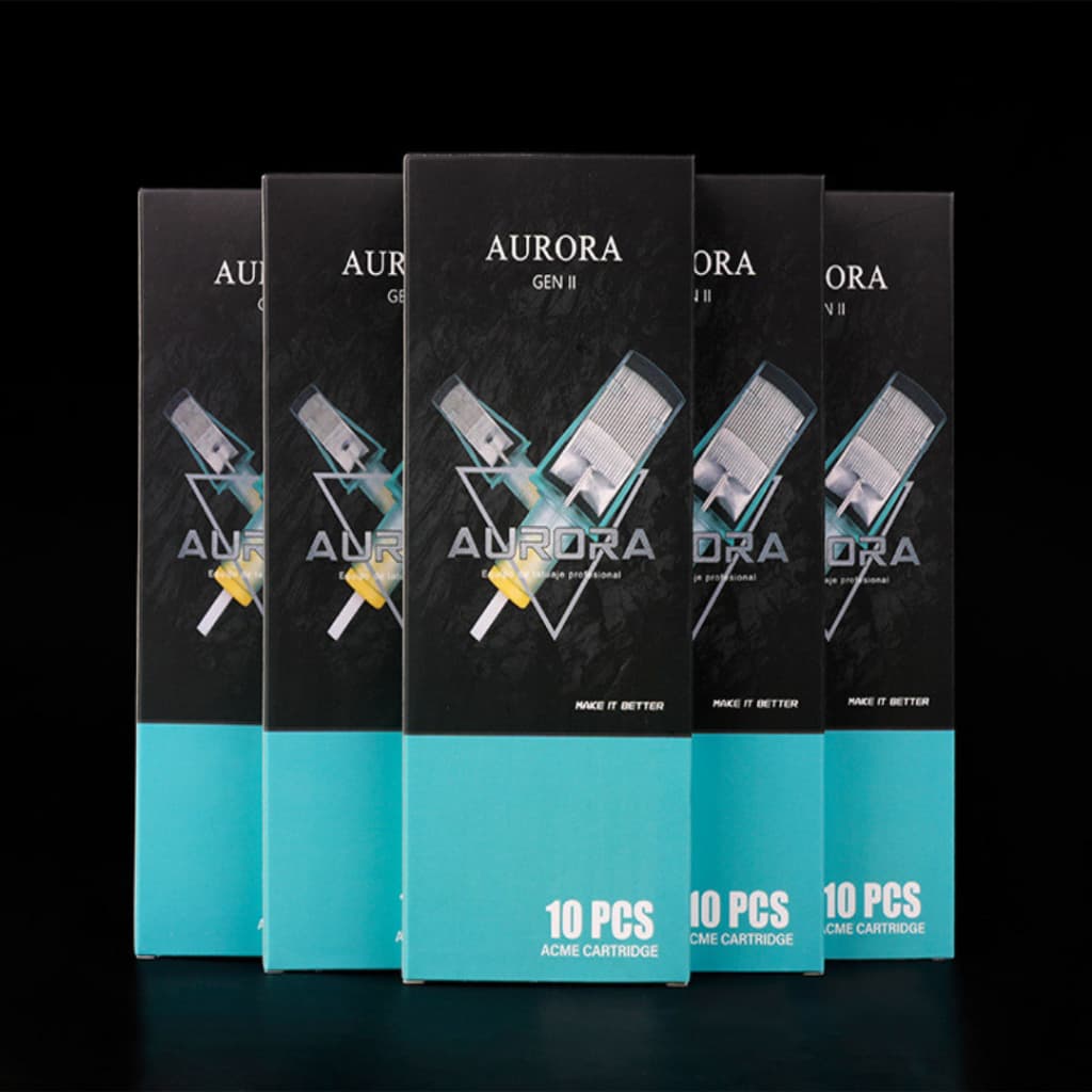 Cartucho de Agulhas para tatuagem Aurora Cartela com 5 Unidades